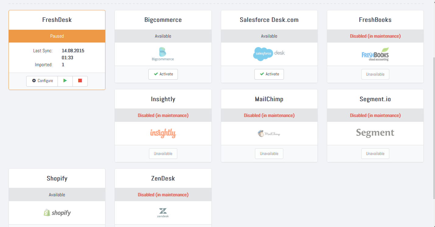 Callexa Feedback Integrations